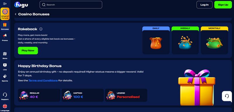 Fugu Casino site