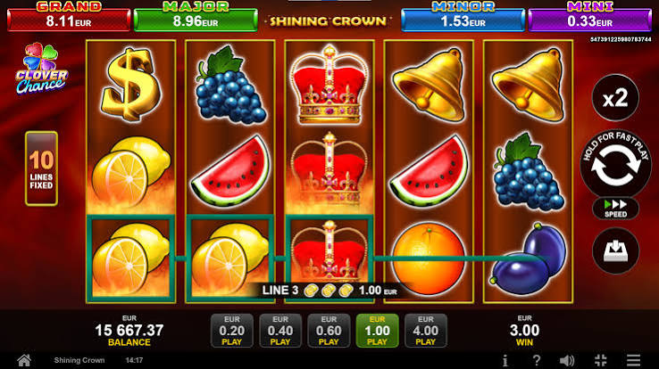 Shining Crown Spielautomaten-Test